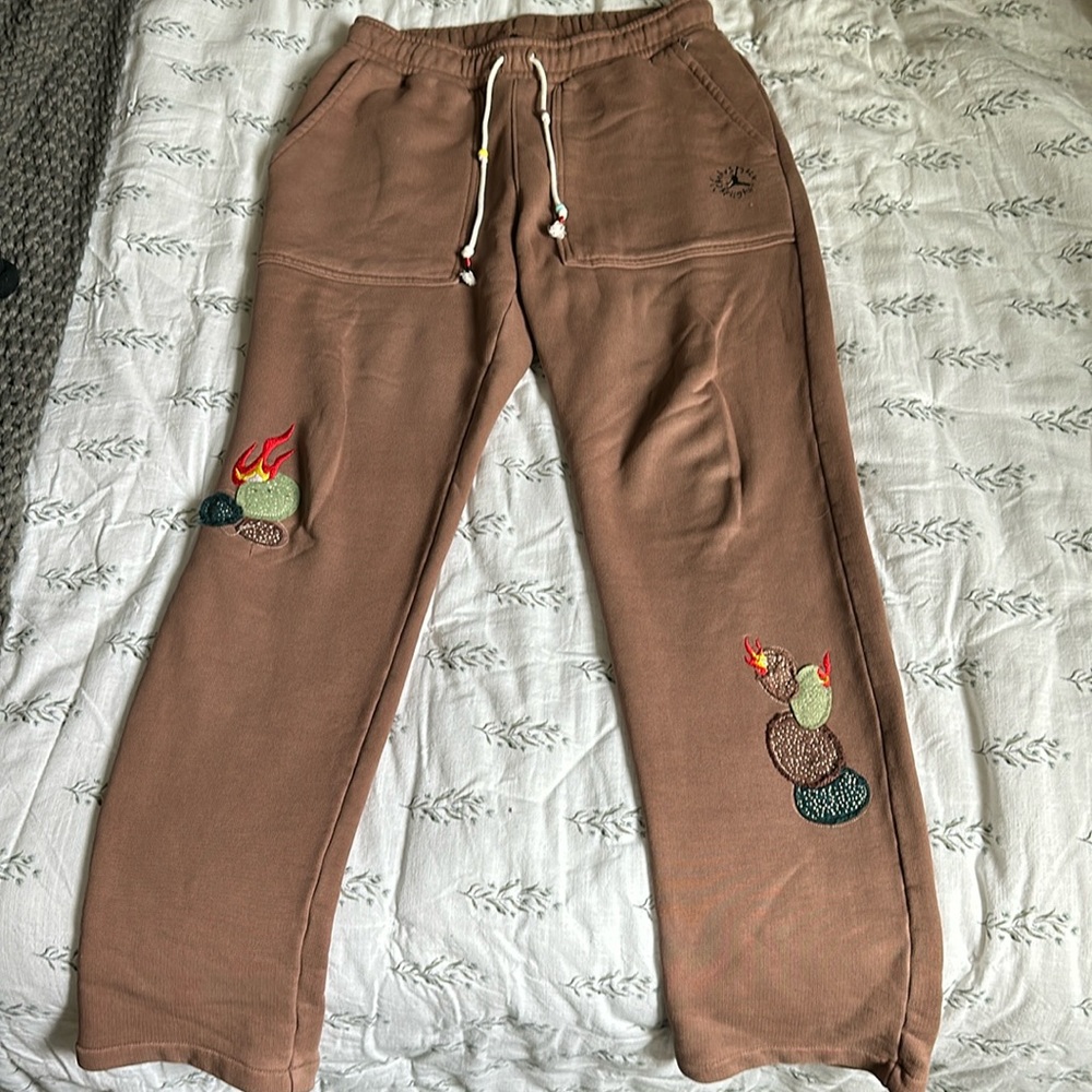 Men's Air Jordan x Travis Scott Pants 'Archaeo Brown’ Size Small